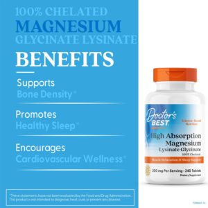 Doctor's Best High Absorption Magnesium