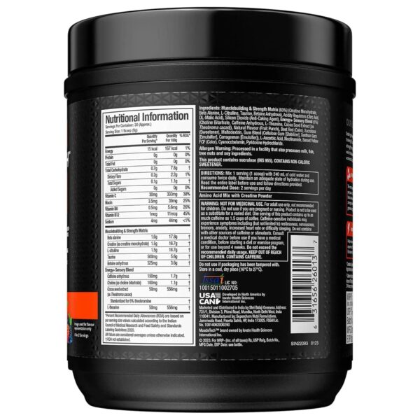 MuscleTech Vapor X5 Next Gen - 270 gm