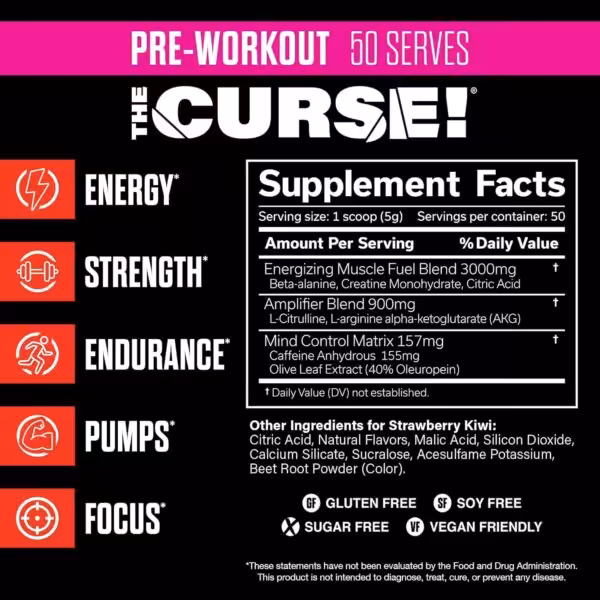 JNX Sports The Curse Pre-Workout - product image