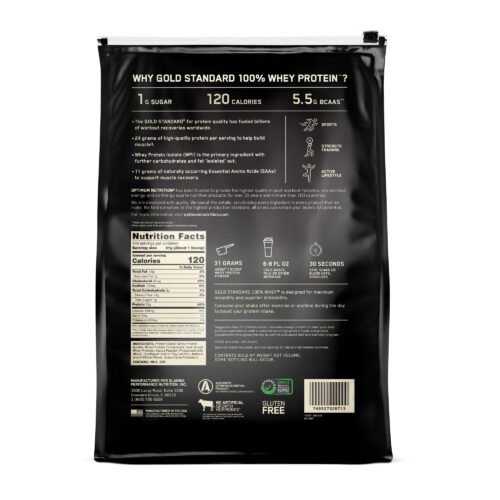 Optimum Nutrition ON Whey Protein (Gold Standard Whey) 10lbs USA - Image 6
