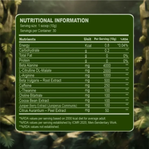 Absolute Nutrition’s Junglee Preworkout