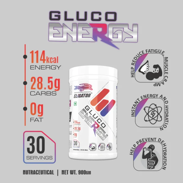 Eligator Gluco Energy – 30 Servings (900g)