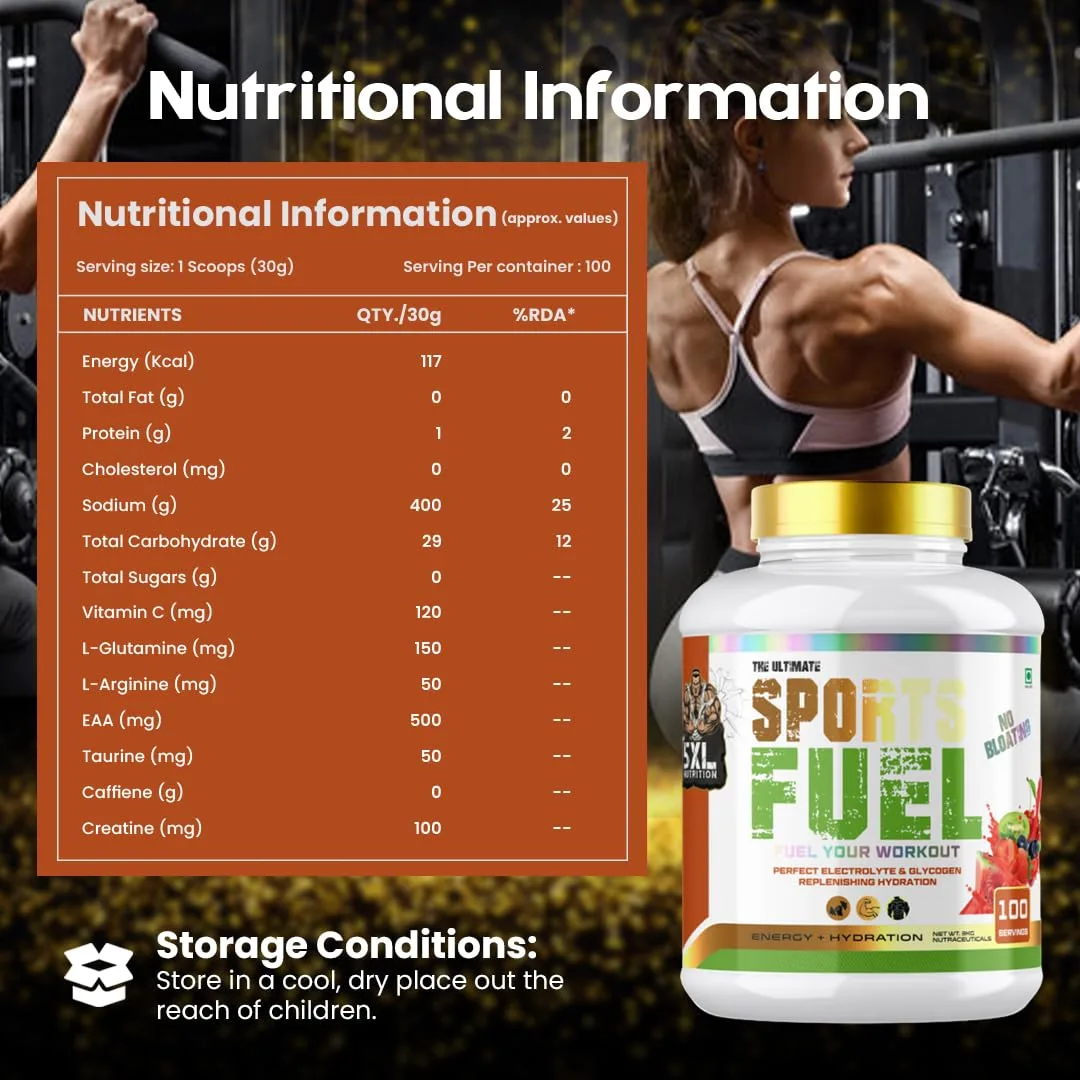5XL Nutrition Sports Fuel - Image 2