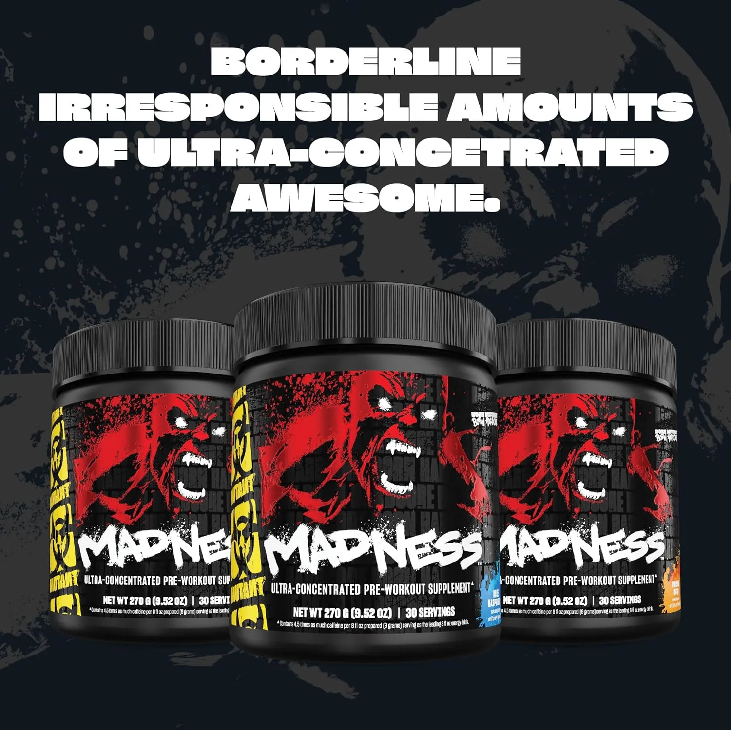 Mutant Madness Pre Workout 270G - Image 5
