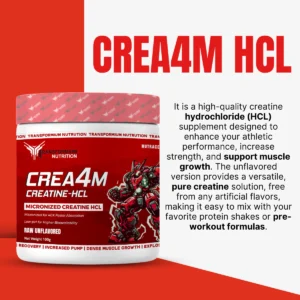 Transformium Nutrition Crea4M HCL (Creatine Hcl)