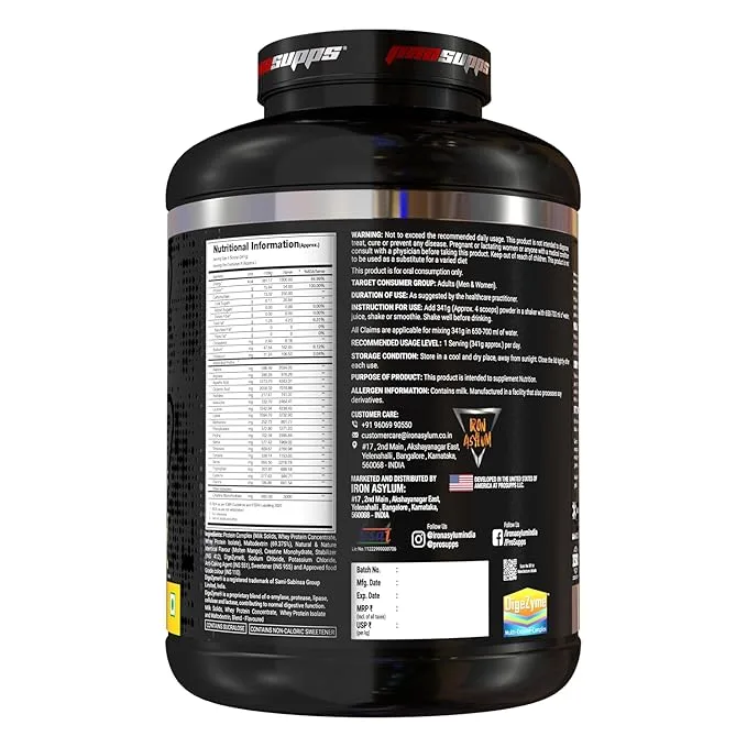 Prosupps Incredibulk Premium Weight Gainer Protein - Image 6