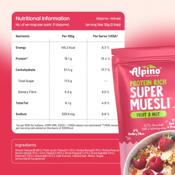 Alpino Peanut Super Muesli