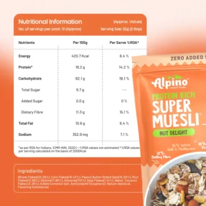 Alpino Peanut Super Muesli