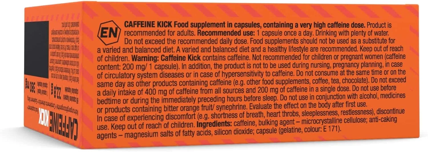 Olimp Caffeine Kick (60 Capsules) - Image 5