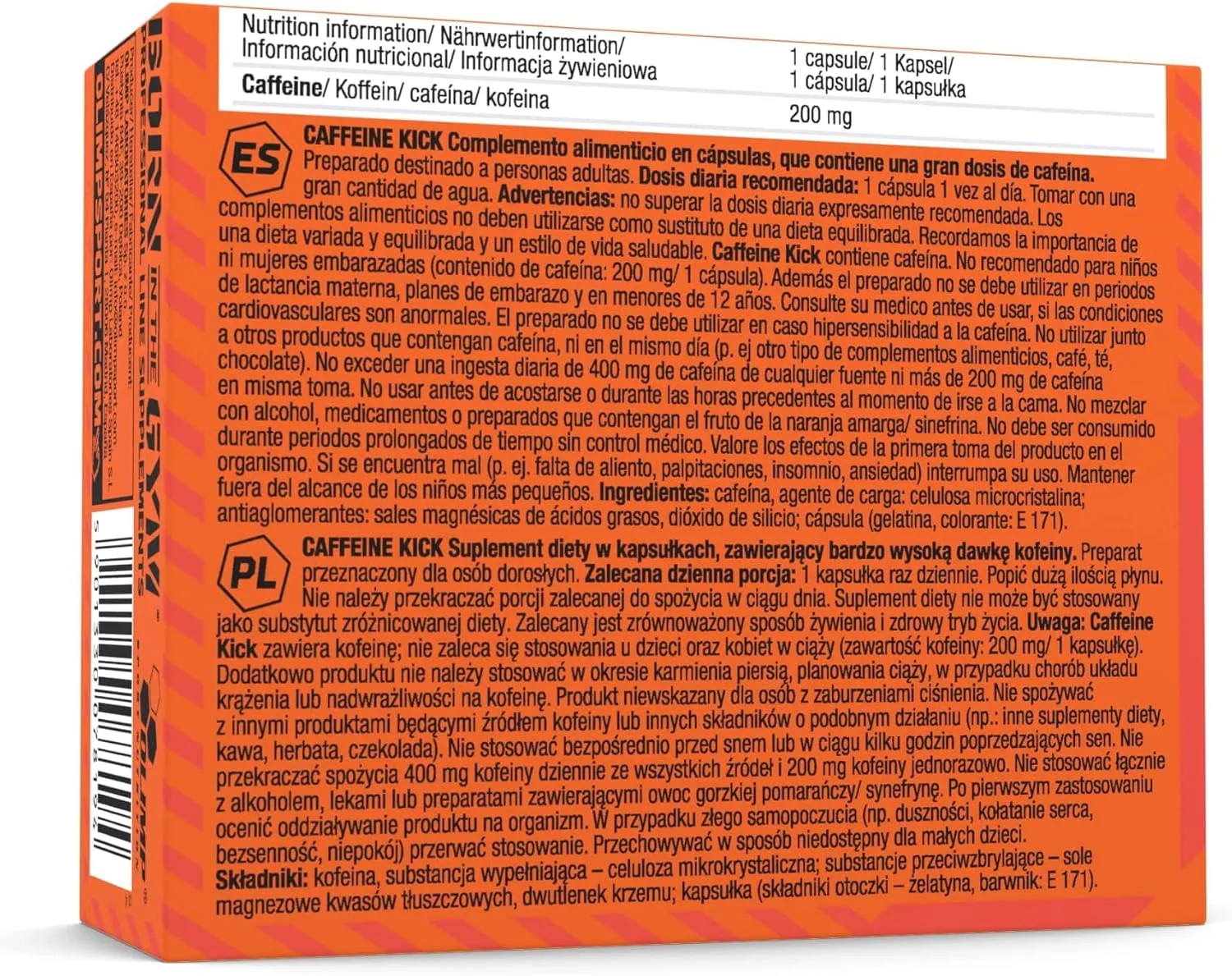 Olimp Caffeine Kick (60 Capsules) - Image 2