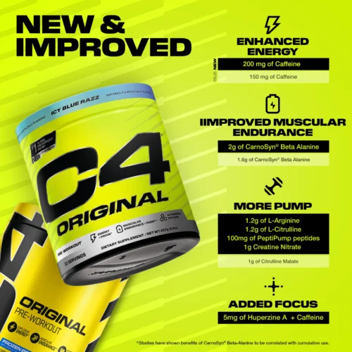 New Cellucor C4 Original Pre-Workout 50 Servings - Image 4