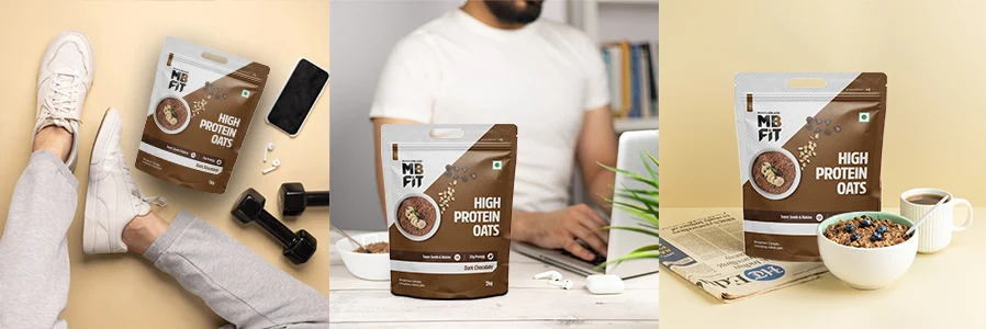 MuscleBlaze High Protein Oats, 2 kg