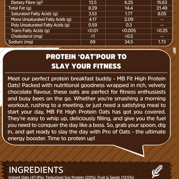 MuscleBlaze High Protein Oats, 2 kg