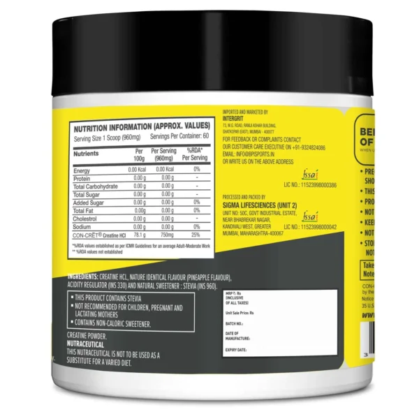Promera Health - Con-Cret Creatine HCl