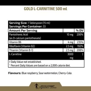 Kevin Levrone Gold L-Carnatine 3000