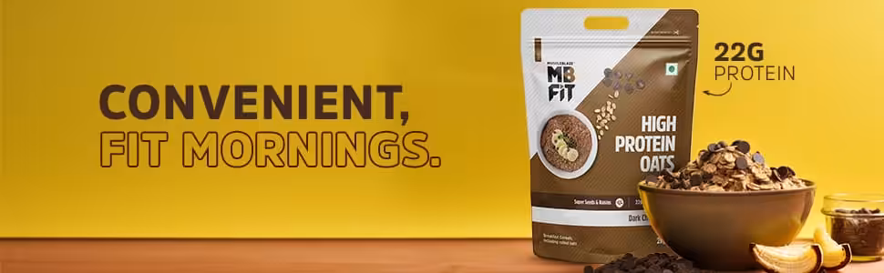 MuscleBlaze High Protein Oats, 2 kg