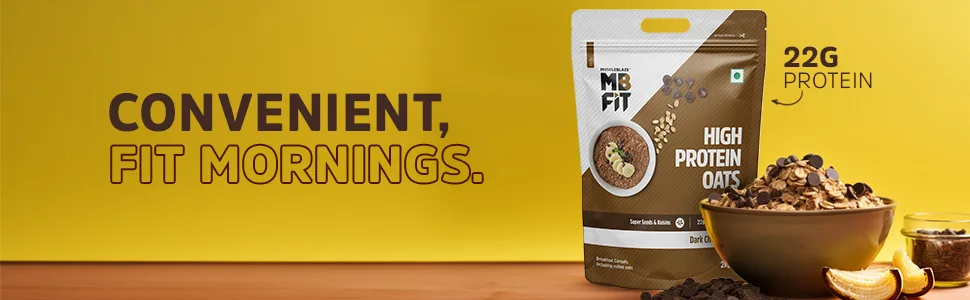 MuscleBlaze High Protein Oats, 2 kg