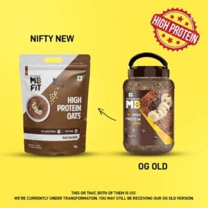 MuscleBlaze High Protein Oats, 2 kg