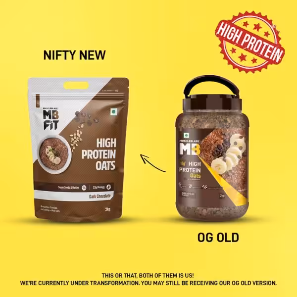 MuscleBlaze High Protein Oats, 2 kg - product image