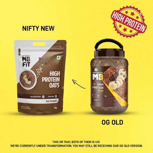 MuscleBlaze High Protein Oats, 2 kg