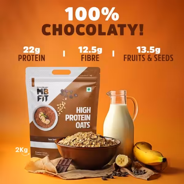 MuscleBlaze High Protein Oats, 2 kg - product image