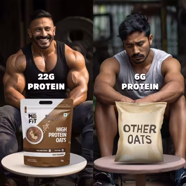 MuscleBlaze High Protein Oats, 2 kg - product image