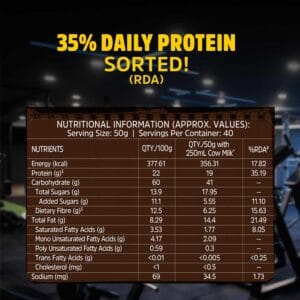 MuscleBlaze High Protein Oats, 2 kg