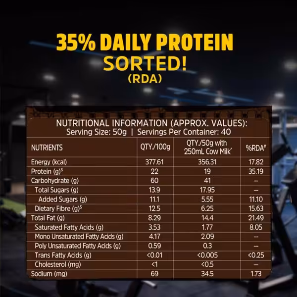 MuscleBlaze High Protein Oats, 2 kg - product image