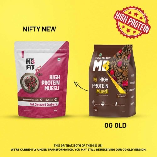 MuscleBlaze High Protein Muesli, 1 kg - Image 3