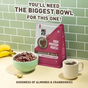 MuscleBlaze High Protein Muesli, 1 kg