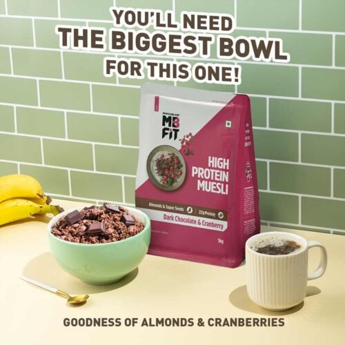 MuscleBlaze High Protein Muesli, 1 kg - Image 5