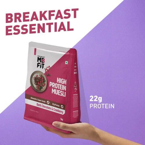 MuscleBlaze High Protein Muesli, 1 kg - Image 6