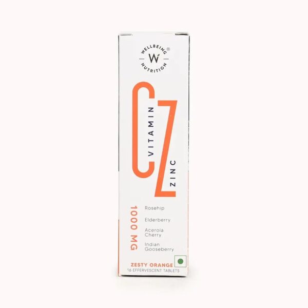 Wellbeing Nutrition Organic Vitamin C + Zinc