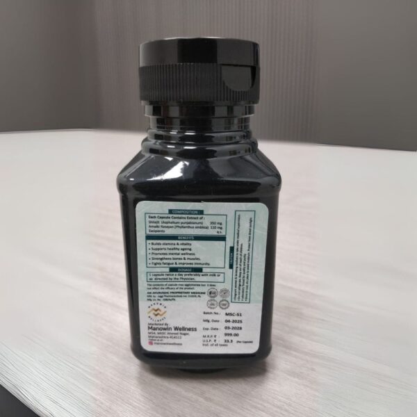 Manowin Wellness Shilajit 30 capsules