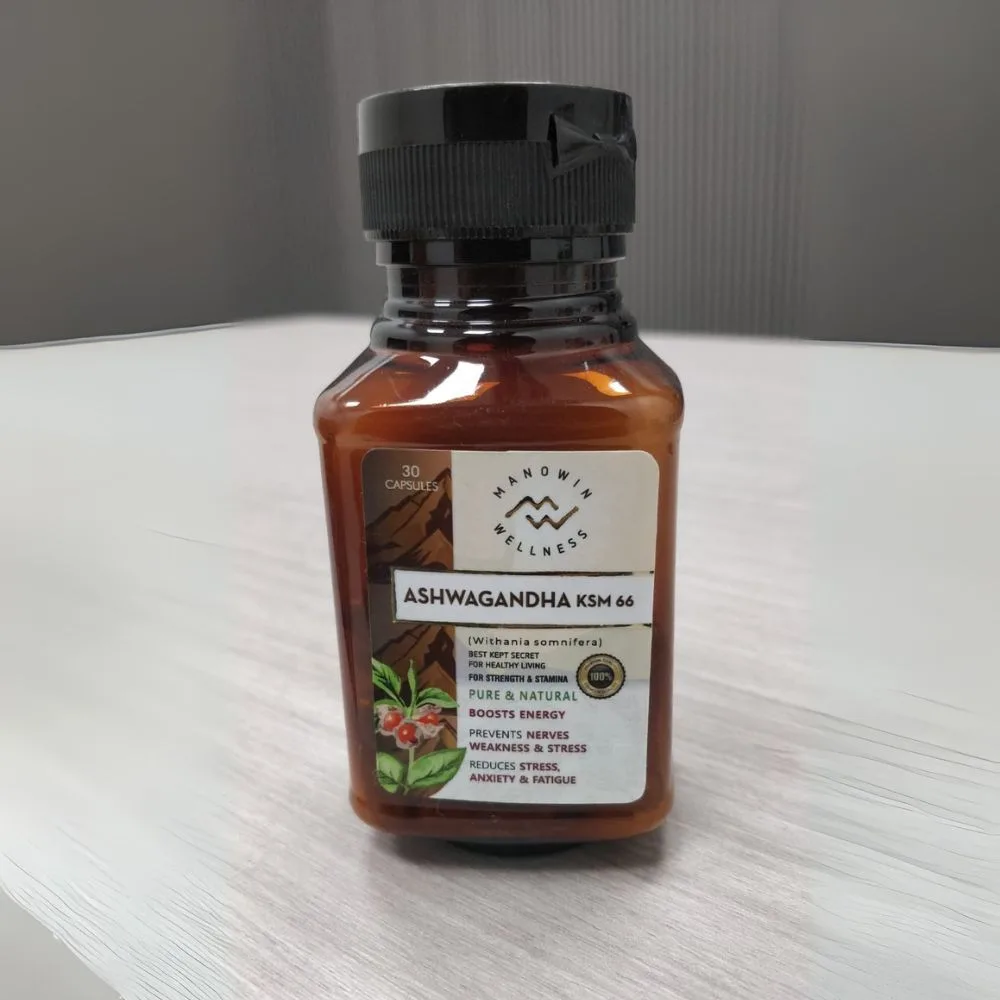Manowin Wellness Ashwagandha KSM-66 30 capsules