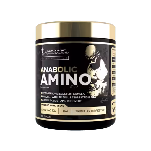Kevin Levrone Signature Series Anabolic Amino, 300 tablets, testosterone booster with DAA and Tribulus Terrestris