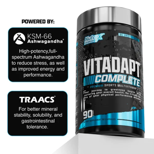 Nutrex Research, Vitadapt Complete Multivitamin, 90 Capsules - Image 8