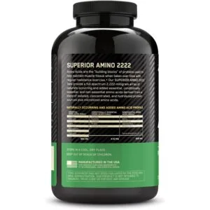 Optimum Nutrition Superior Amino 2222 Tablets, 160 Count