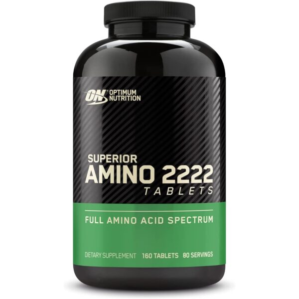 Optimum Nutrition Superior Amino 2222 Tablets, 160 Count