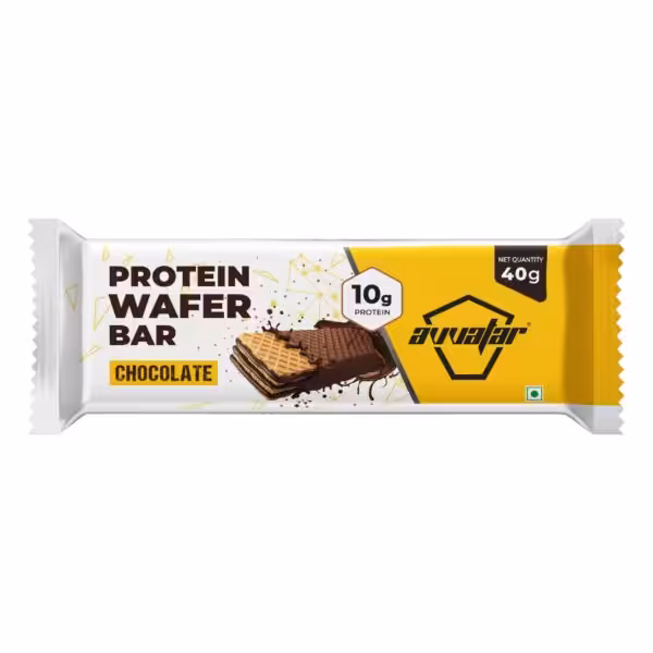 Avvatar Chocolate Protein Wafer Bar, 10g Protein, 40g