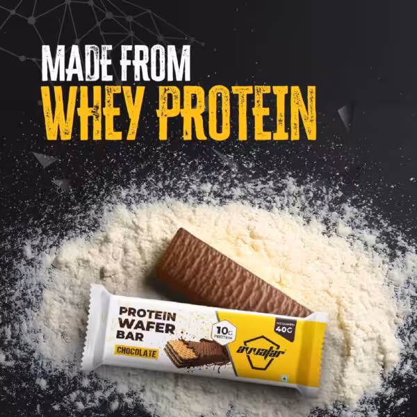 Avvatar Chocolate Protein Wafer Bar made from whey protein with 10g protein per 40g bar