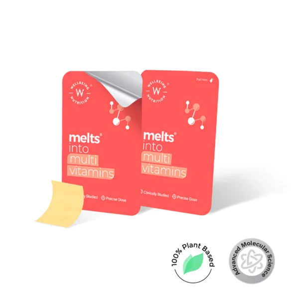 Wellbeing Nutrition Melts® Multivitamin Oral Strips, Divine Alphonso Mango Flavor