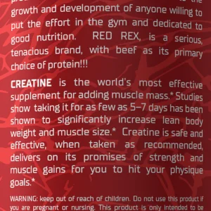 Big Ramy Labs Red Rex Creatine, Unflavored, 300 Gm