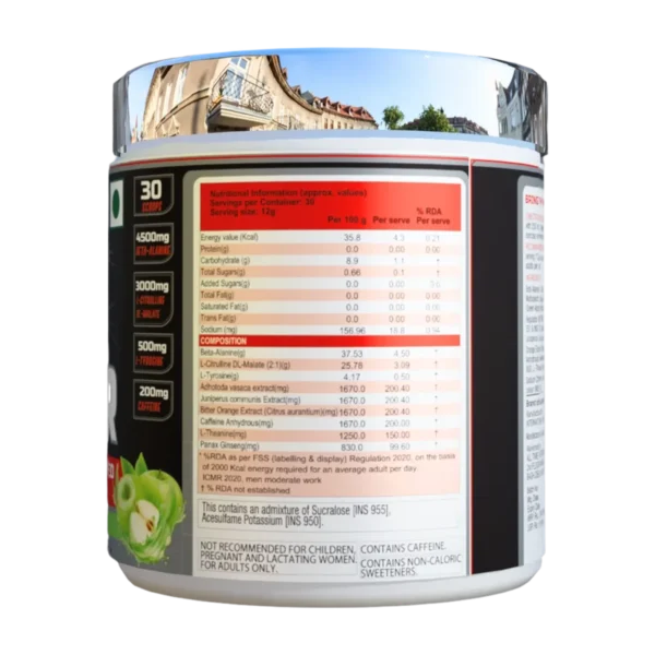 International Protein War Hammer Pre Workout 30 servings