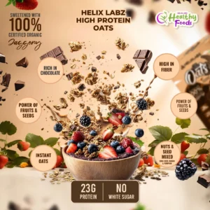 Helix High Protein Oats – Dark Chocolate 750g