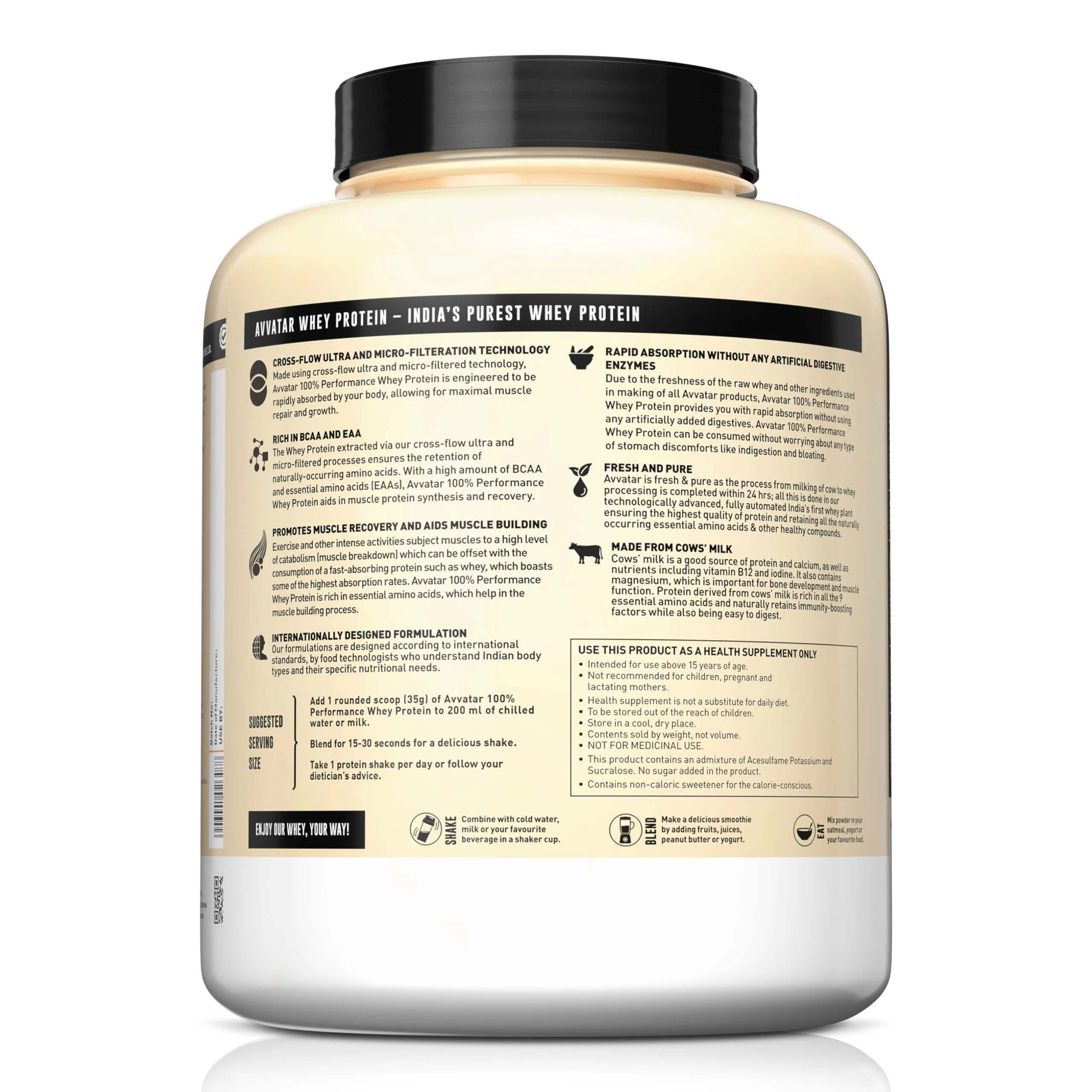 Avvatar 100% Performance Whey Protein - Image 6