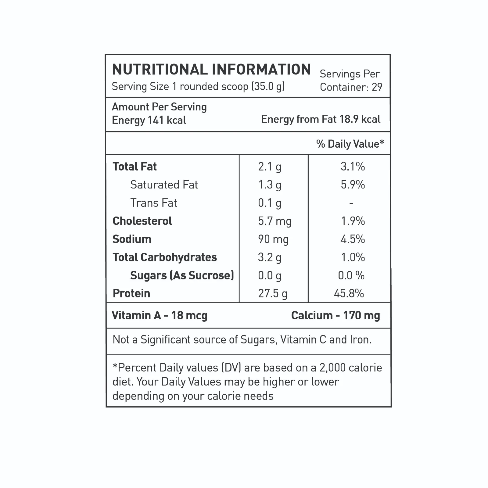 Avvatar 100% Performance Whey Protein 1 kg - Image 2