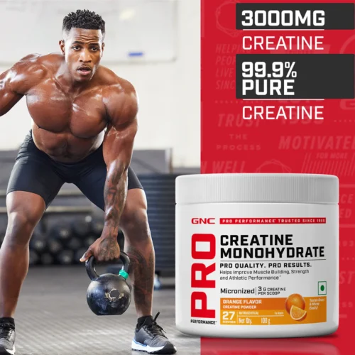 GNC Creatine Monohydrate 3000mg Flavoured 100gm - Image 5