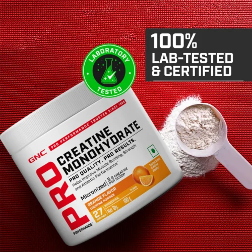 GNC Creatine Monohydrate 3000mg Flavoured 100gm - Image 3