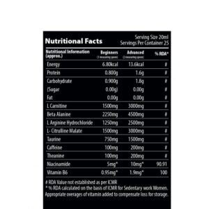 QNT CarniPump Ripping Pre-Workout 500 ml